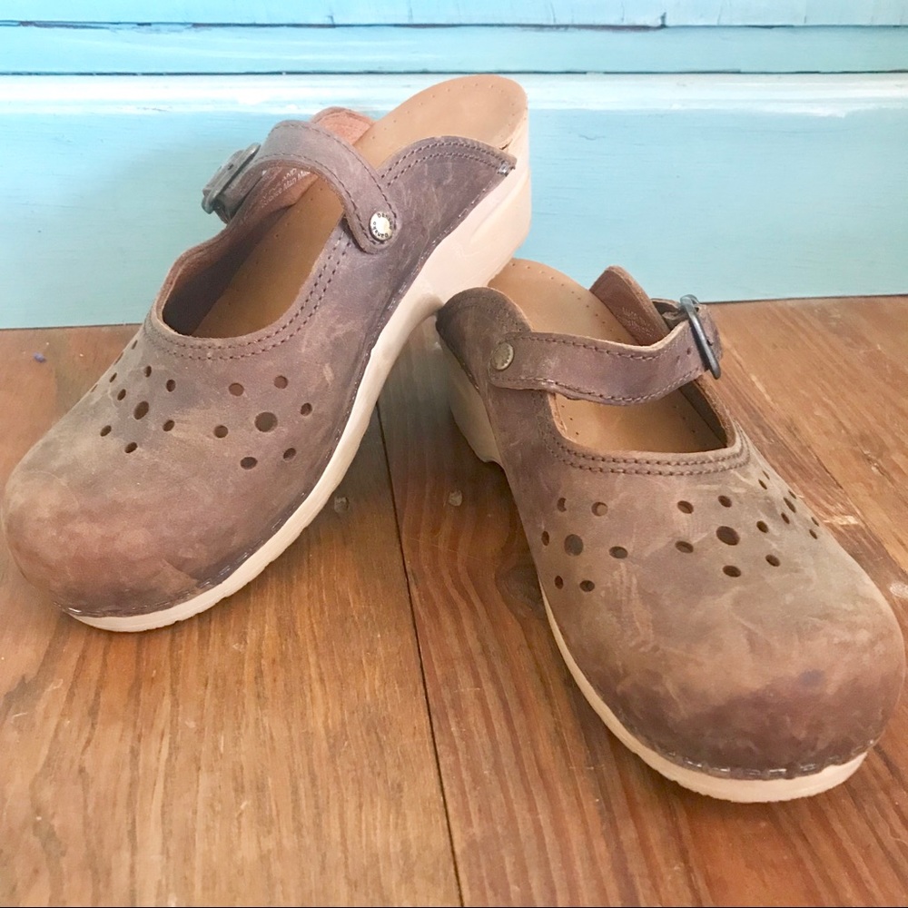 Brown Dansko Clogs